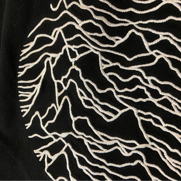 Pleasures x Joy Division Lost Control black crewneck sweatshirt, size small - Picture 11 of 13